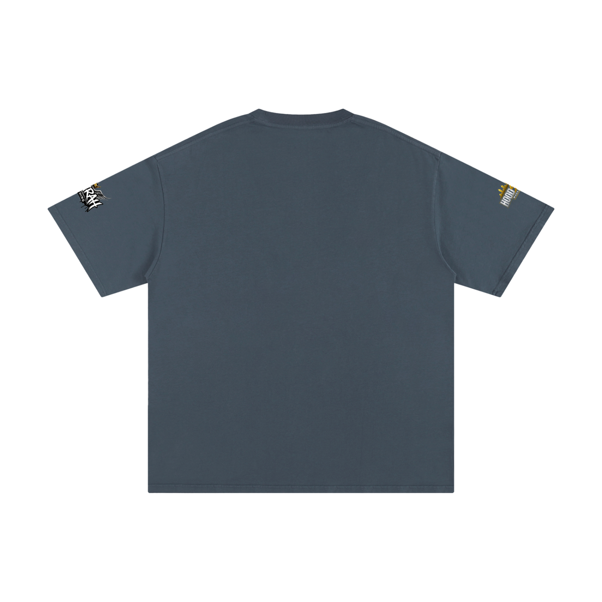 Allurah Black Hollywood Unisex Pure Cotton T-Shirt
