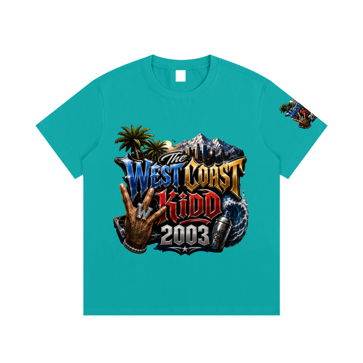 West Coast Kid Cotton T-Shirt by Allurah Clothing — photo 19 of 20