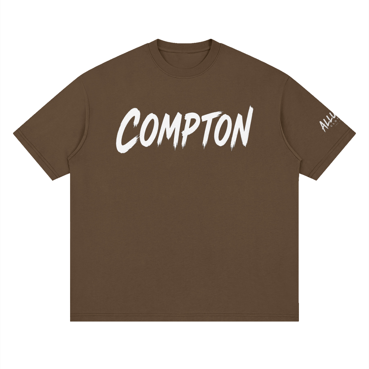 allurah Compton Streetwear Loose Drop Shoulder T-Shirt