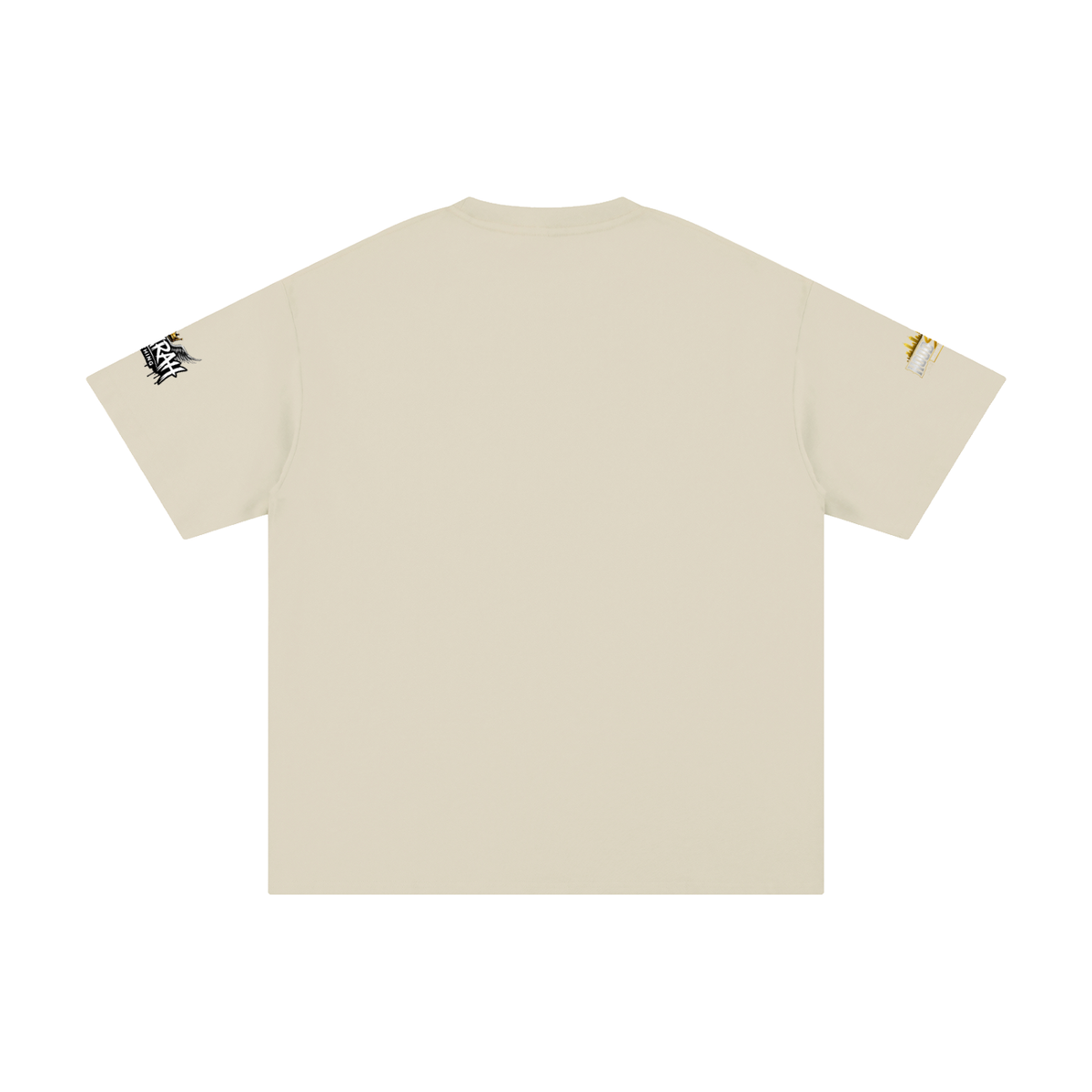 Allurah Black Hollywood Unisex Pure Cotton T-Shirt