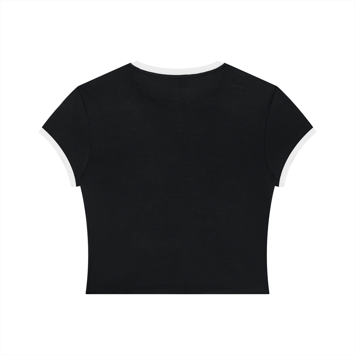 Black Hollywood Women's Slim Color Block T-Shirt by Allurah Clothing — photo 2 of 10