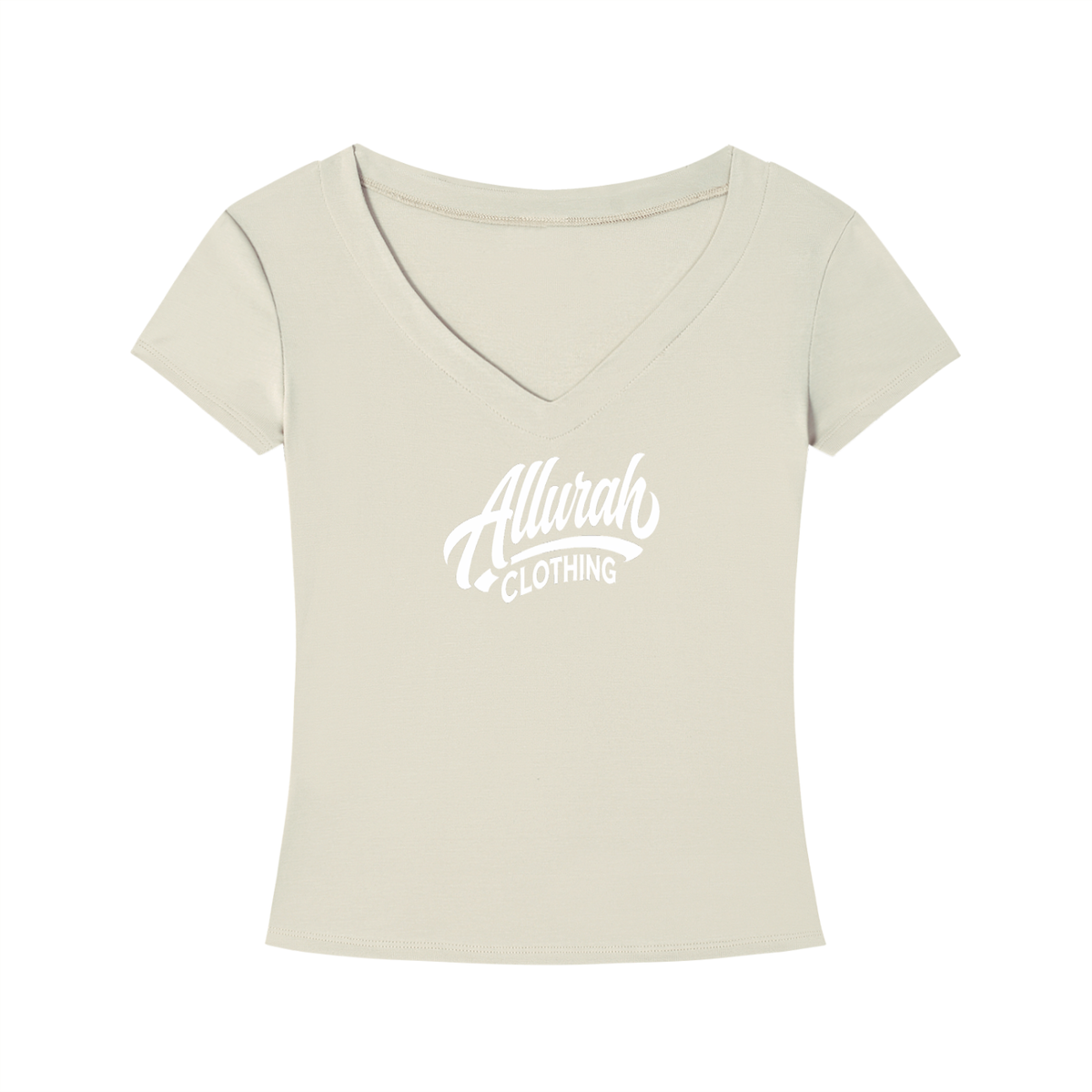 Tencel Slim Fit V-Neck T-Shirt by Allurah Clothing — photo 3 of 6