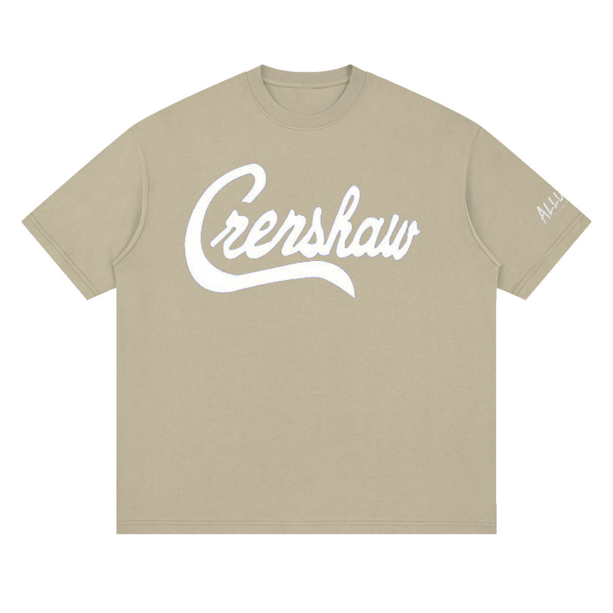 allurah Crenshaw Streetwear Loose Drop Shoulder T-Shirt