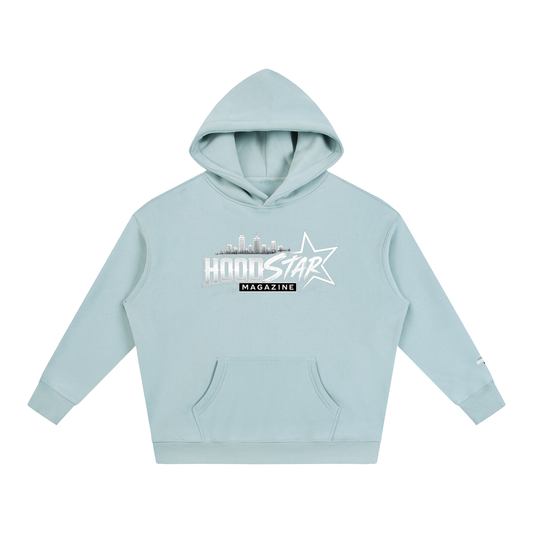 Hood Star Magazine Oversized Fleece Hoodie by Allurah Clothing — photo 1 of 20