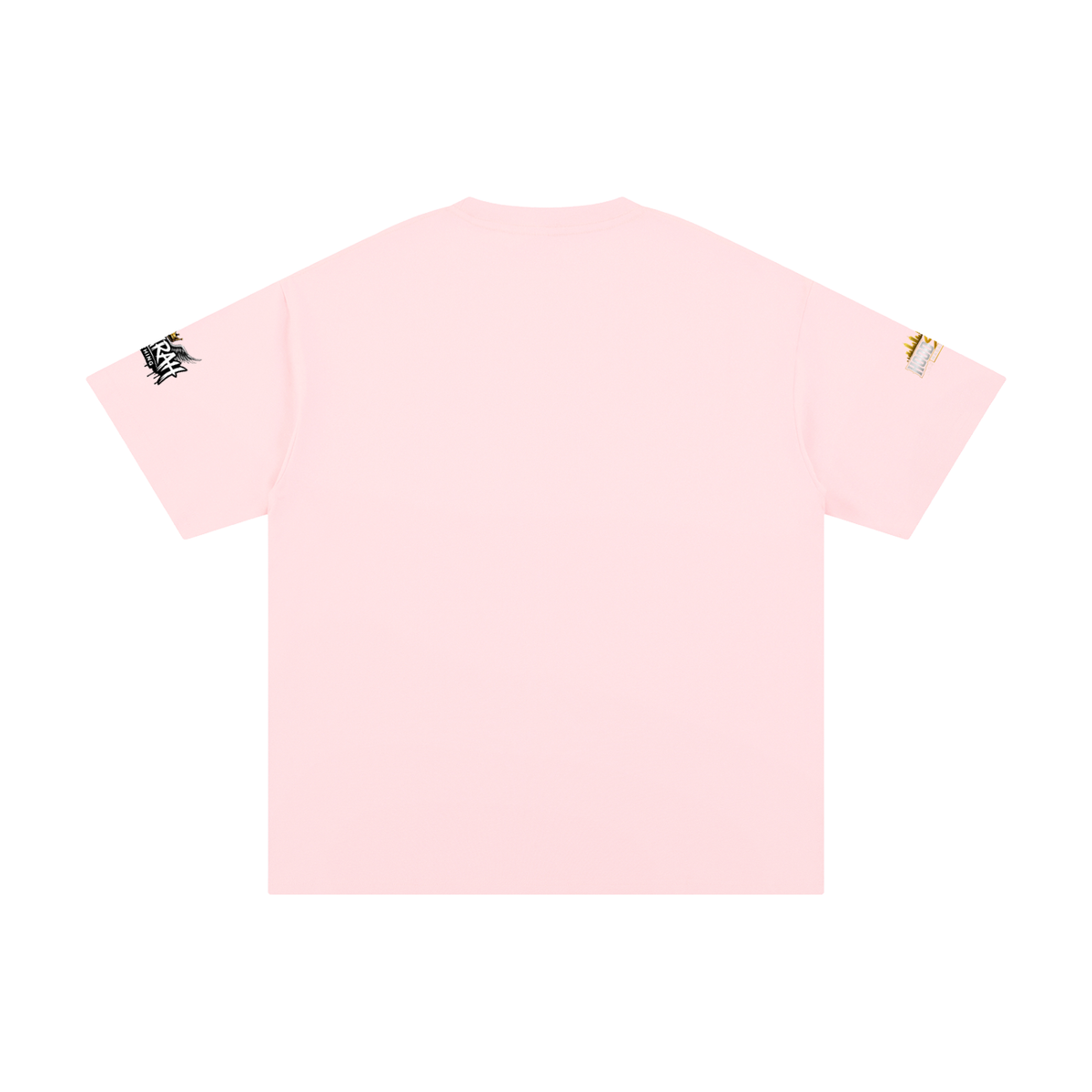 Allurah Black Hollywood Unisex Pure Cotton T-Shirt