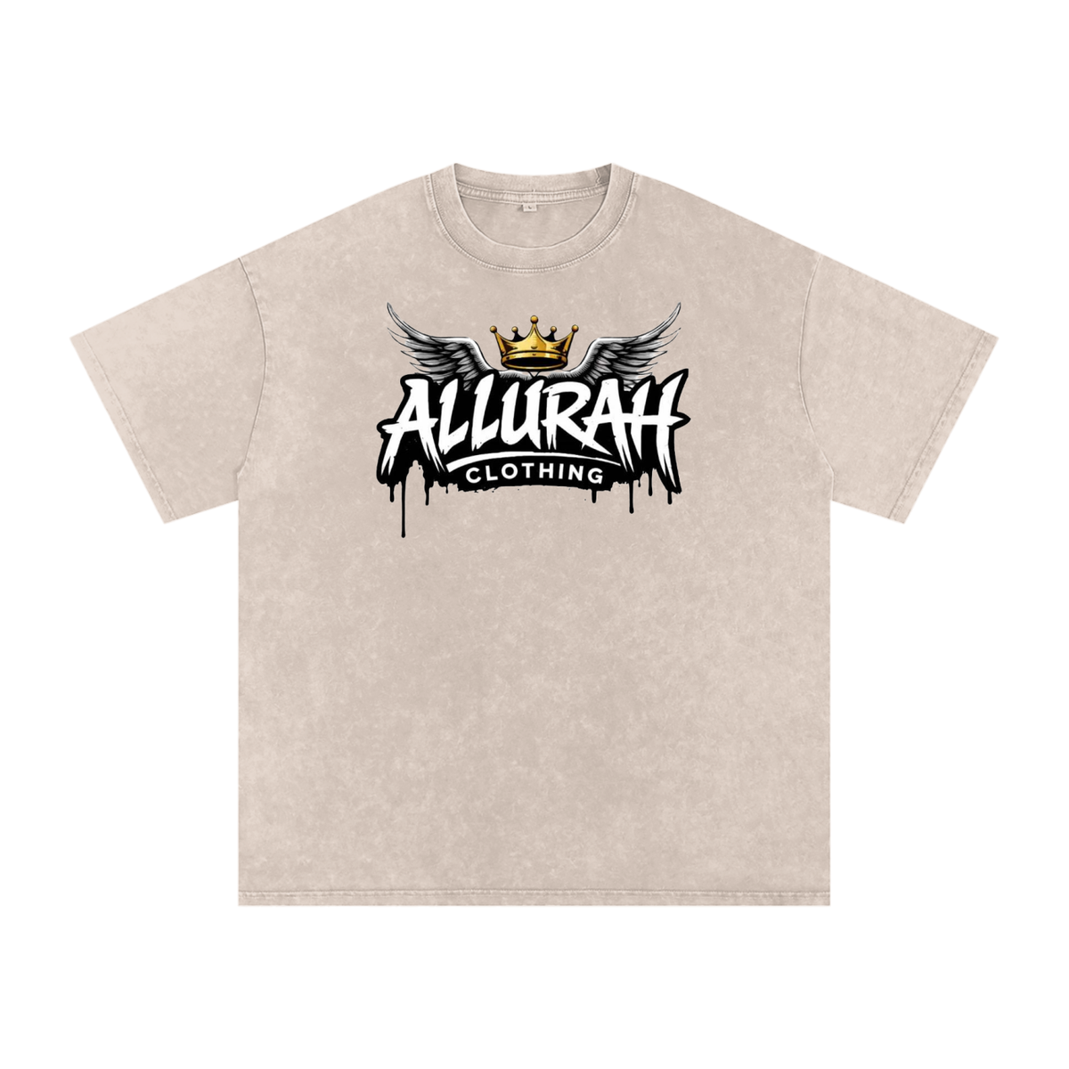 Snow Washed Oversized Cotton T-Shirt by Allurah Clothing — photo 5 of 20