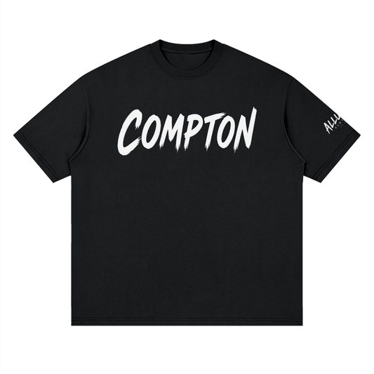 Compton Streetwear Drop Shoulder Tee by Allurah Clothing — photo 1 of 20
