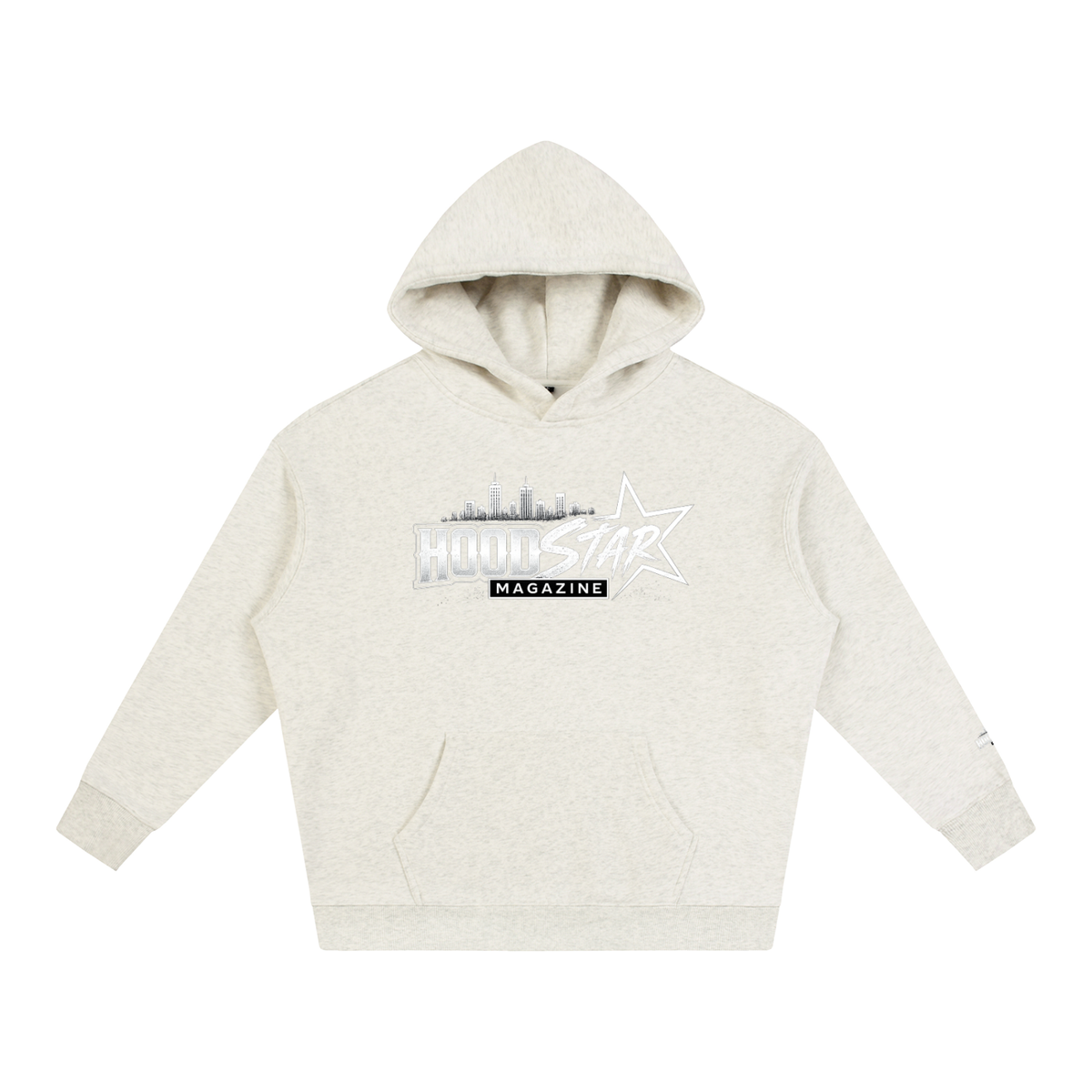 Hood Star Magazine Oversized Fleece Hoodie by Allurah Clothing — photo 12 of 20