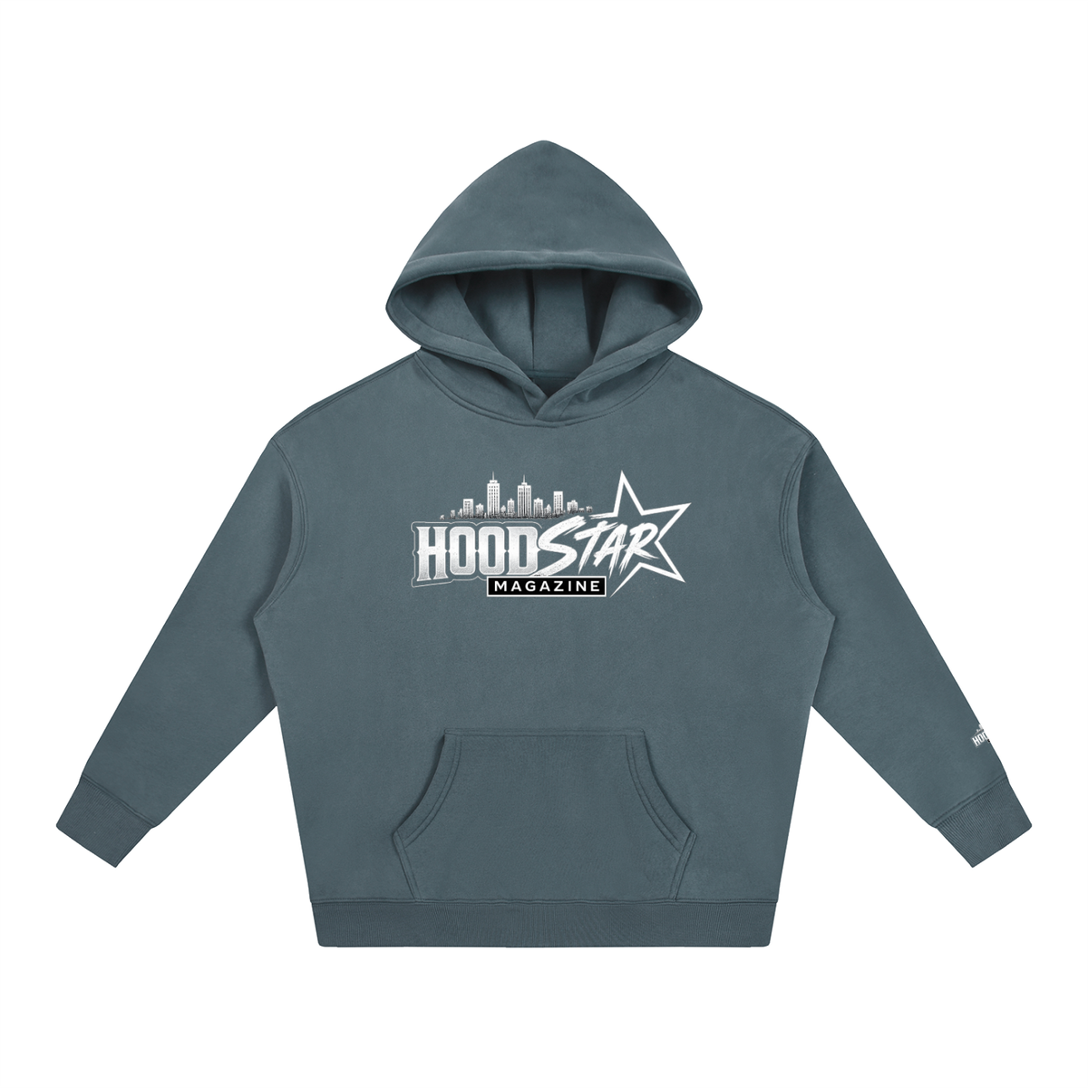 Hood Star Magazine Oversized Fleece Hoodie by Allurah Clothing — photo 3 of 20