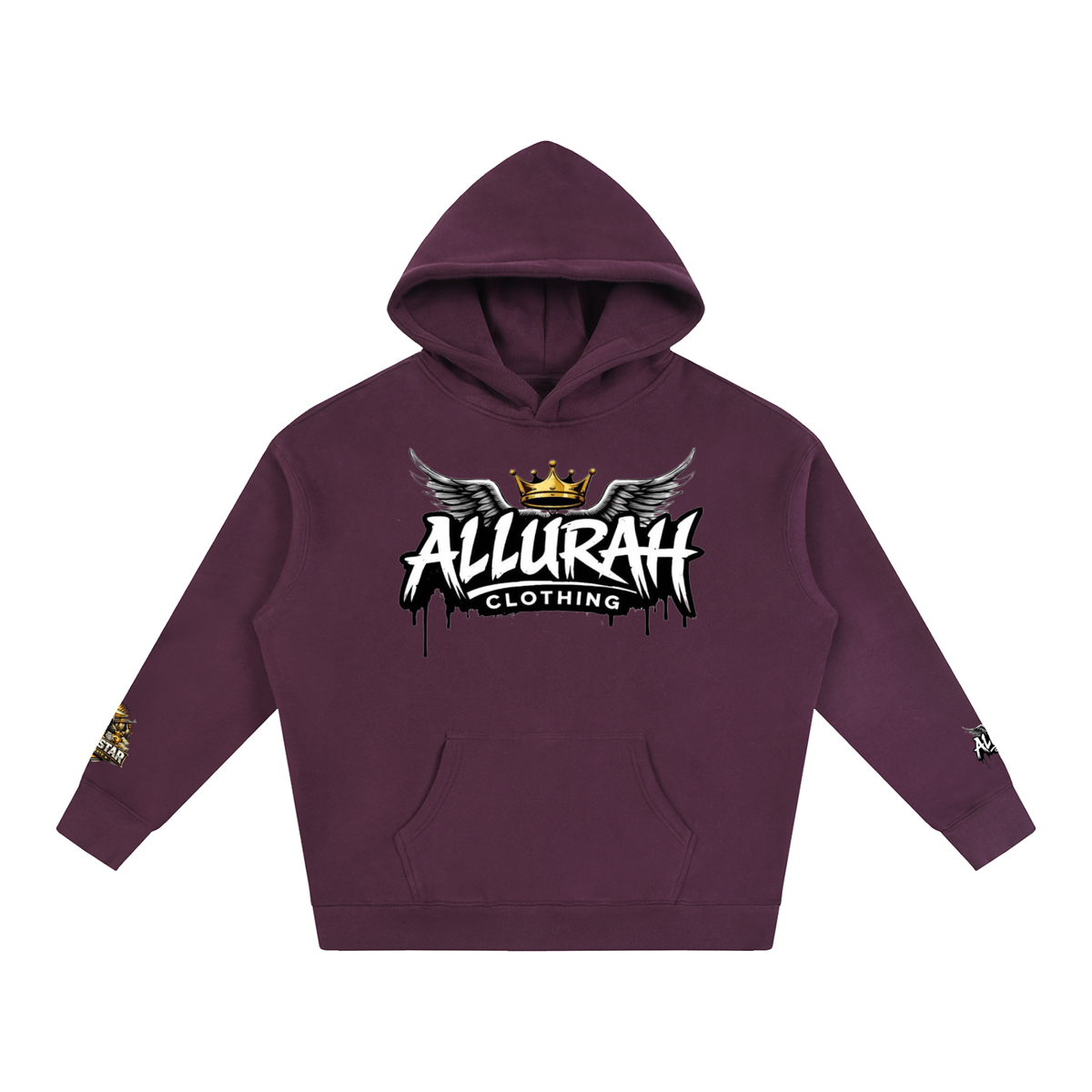 allurah Oversize Fleeced Hoodie