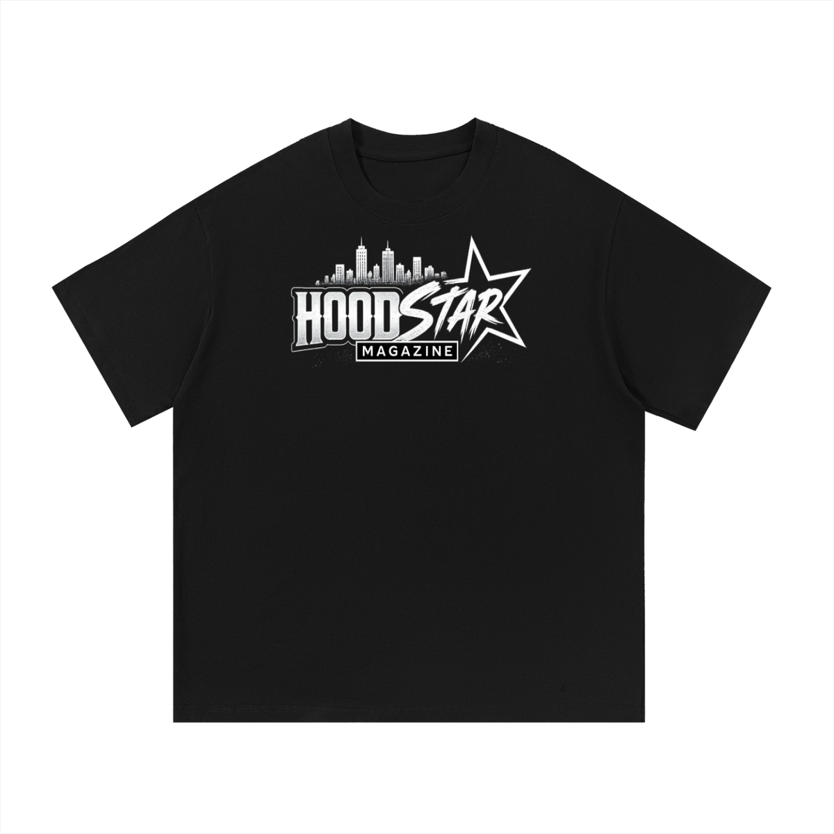 Hood Star Magazine Cotton T-Shirt by Allurah Clothing — photo 1 of 10