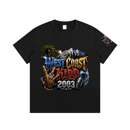 West Coast Kid Cotton T-Shirt by Allurah Clothing — photo 1 of 20