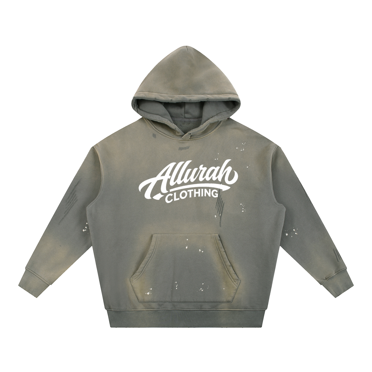 Vintage Washed Frayed Fleece Hoodie by Allurah Clothing — photo 2 of 5