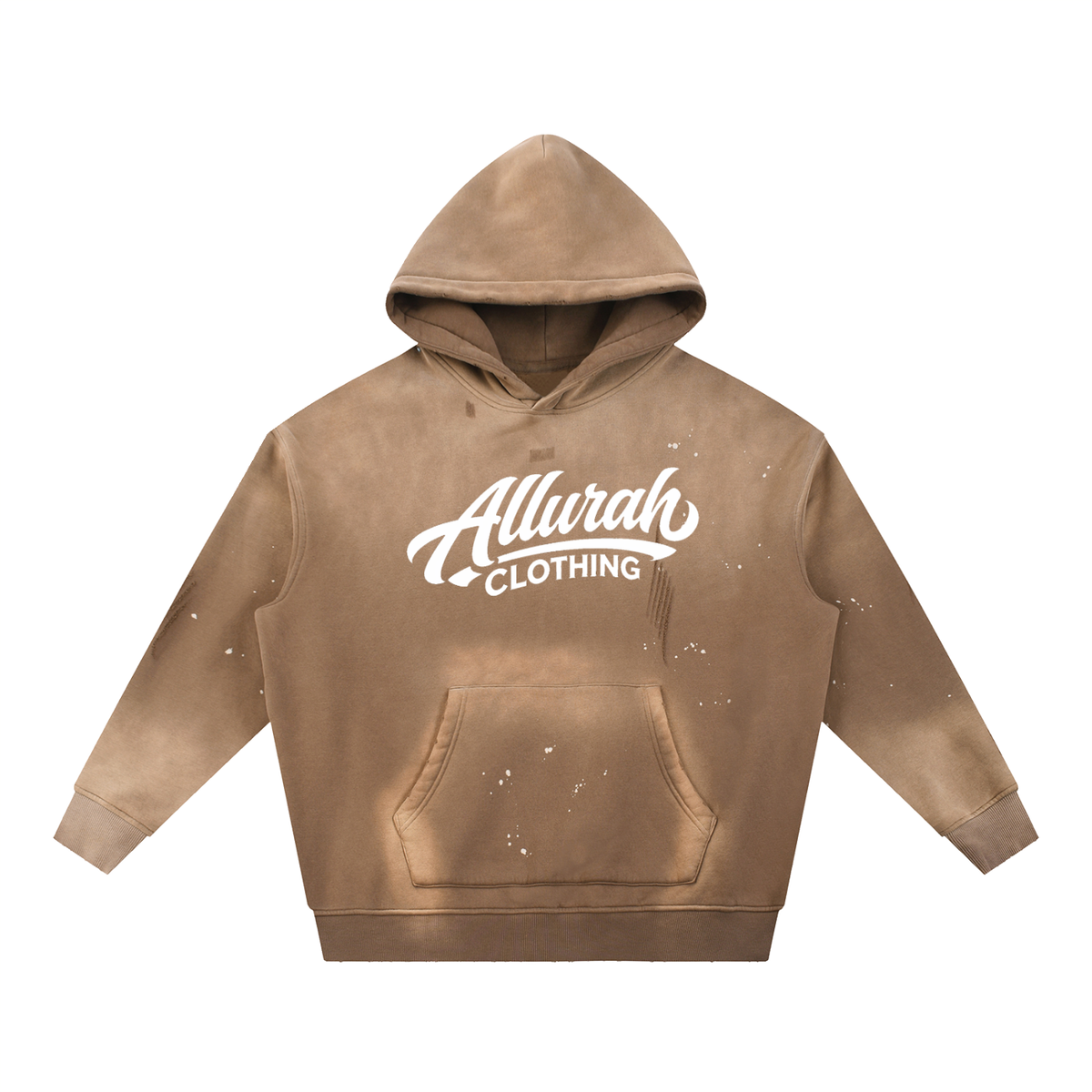Vintage Washed Frayed Fleece Hoodie by Allurah Clothing — photo 5 of 5