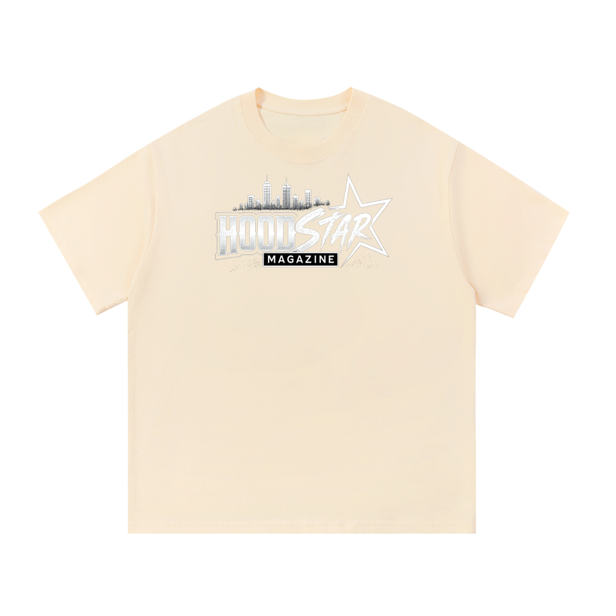 Hood Star Magazine Cotton T-Shirt by Allurah Clothing — photo 4 of 10