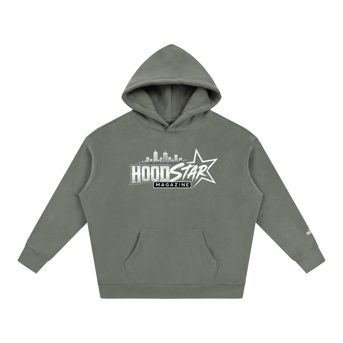Hood Star Magazine Oversized Fleece Hoodie by Allurah Clothing — photo 20 of 20