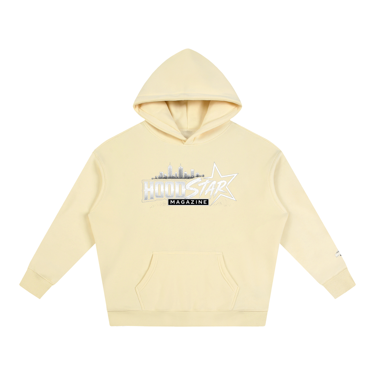 Hood Star Magazine Oversized Fleece Hoodie by Allurah Clothing — photo 5 of 20