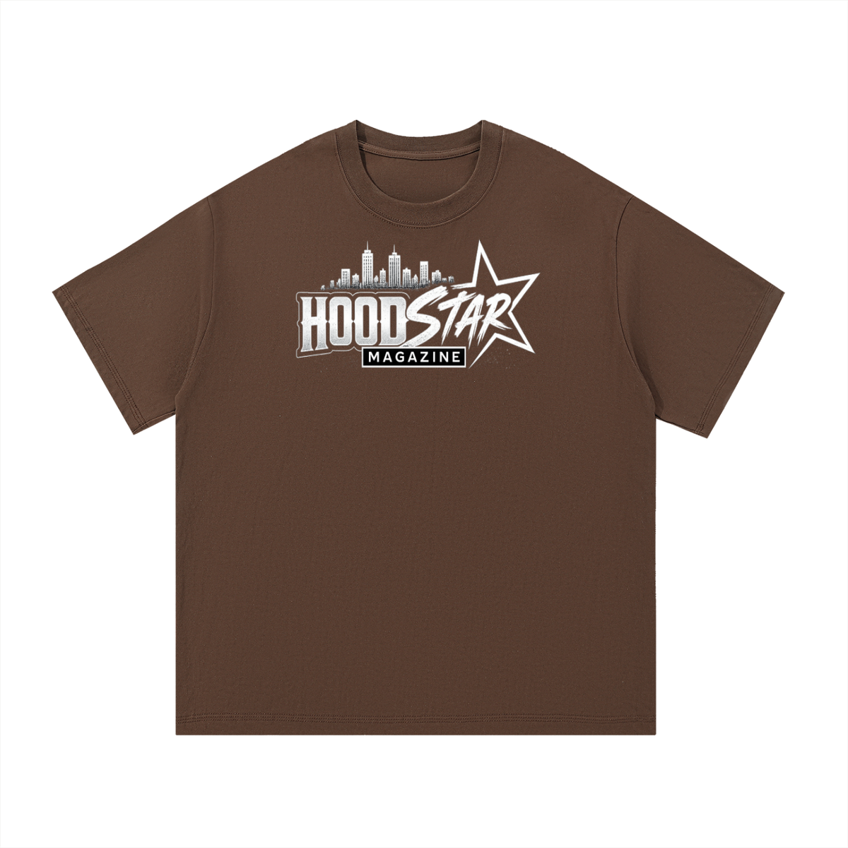 Hood Star Magazine Cotton T-Shirt by Allurah Clothing — photo 9 of 10