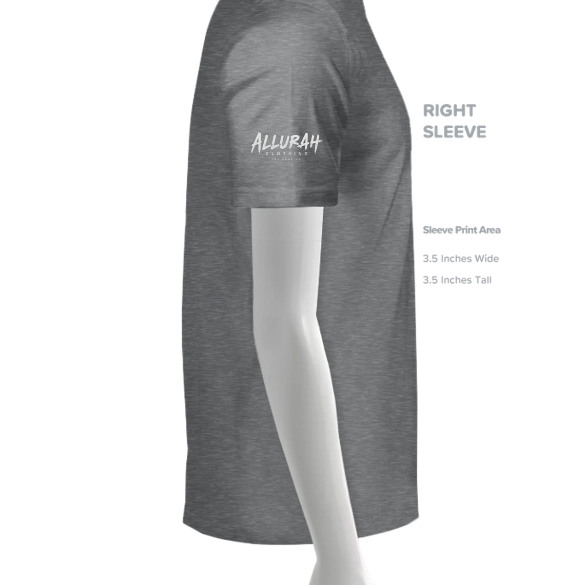 Graphite Heather - 3000 - SLEEVE_RIGHT